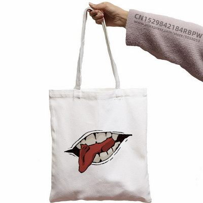 Sukuna Ryomen melnas unisex rokassomas pielāgotas Jujutsu Kaisen Anime kanvas soma Ikdienas lietošanai atkārtoti lietojama ceļojumu ikdienas iepirkumu soma