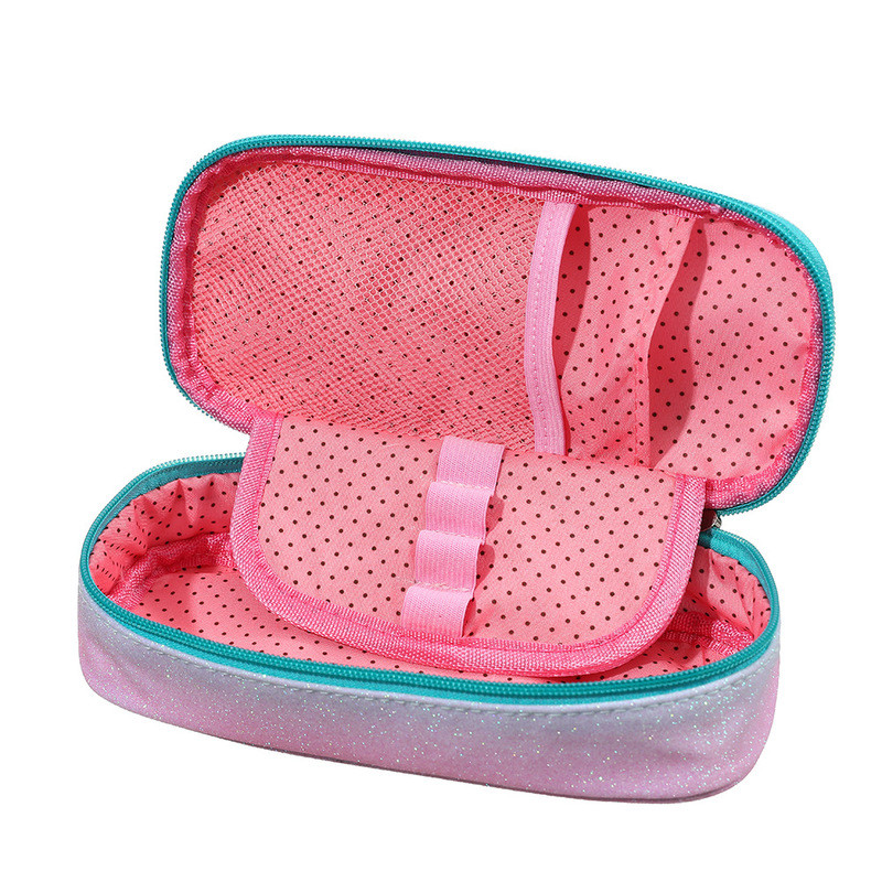 Kreatív csillogó tolltartó Aranyos nagy kapacitású tolltartó Iskolai toll kellékek Ceruzatáska Iskolai doboz Ceruza Tasak Irodaszerek