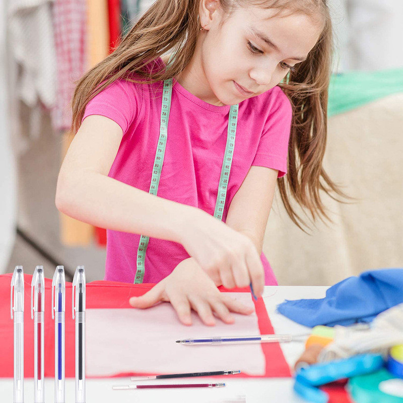 50 de bucăți rezerve de cusut pentru temperatură înaltă, care dispar, pix special pentru îmbrăcăminte, articole din piele, pix de disipare a căldurii