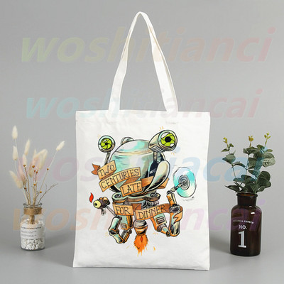 Fallout játék Vault Tec vásárlói táskák bevásárlótáska hordtáska válltáska vászontáskák nagy kapacitású egyetemi kézitáska