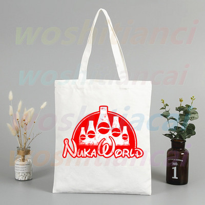 Fallout játék Vault Tec vásárlói táskák bevásárlótáska hordtáska válltáska vászontáskák nagy kapacitású egyetemi kézitáska