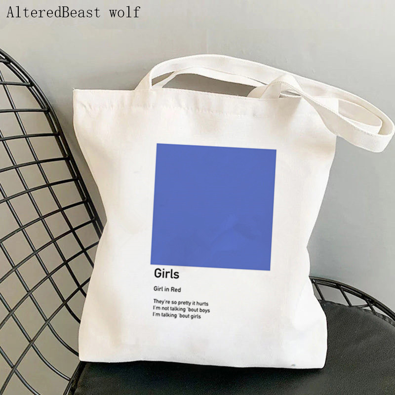 Ženska torba za kupovinu Pride Flag Printed Kawaii torba Harajuku Shopping platnena torba za kupovinu torba za djevojke Ženska torba na rame