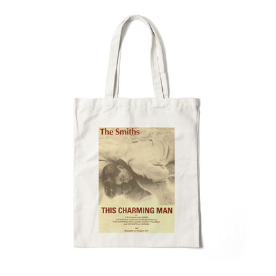 The Smiths Vintage Tote Bag The Queen Is Dead Tote Bag Platnene shopping retro torbe za žene College Harajuku torba velikog kapaciteta