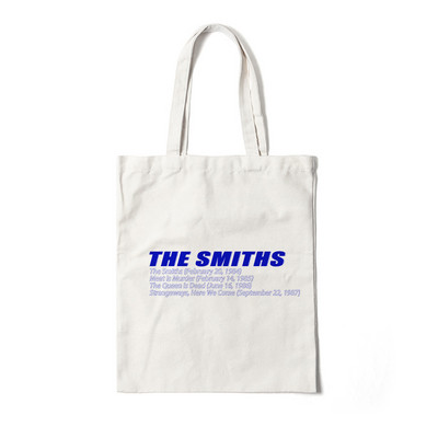 The Smiths Vintage Tote Bag The Queen Is Dead Tote Bag Platnene shopping retro torbe za žene College Harajuku torba velikog kapaciteta
