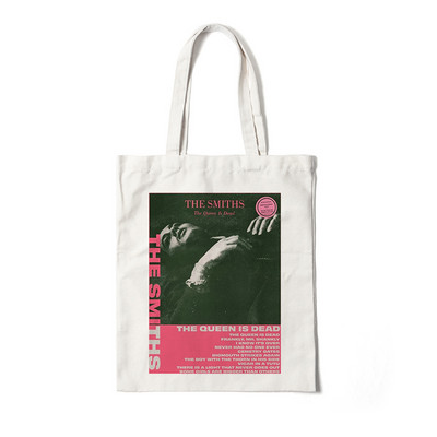 The Smiths Vintage Tote Bag The Queen Is Dead Tote Bag Platnene shopping retro torbe za žene College Harajuku torba velikog kapaciteta