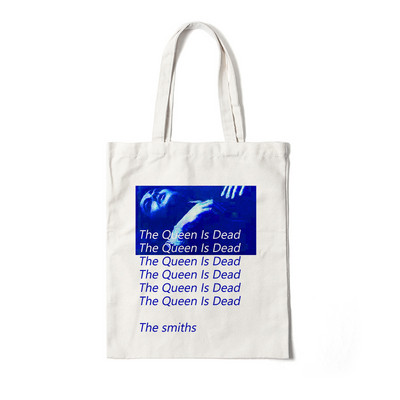 The Smiths Vintage Tote Bag The Queen Is Dead Tote Bag Platnene shopping retro torbe za žene College Harajuku torba velikog kapaciteta