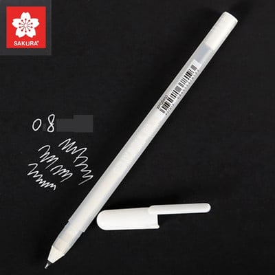 Sakura Gelly Roll Classic White Highlight Pen Gel Tinta Olovke Svijetle boje Markeri Olovka za crtanje Art Design Manga pribor Pokloni