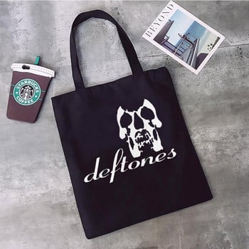 Deftones Band τσάντα αγορών bolso τσάντα ανακύκλωσης bolsas de tela τσάντα τσάντα bolsas ecologicas bolsa compra tote sac cabas sac toile