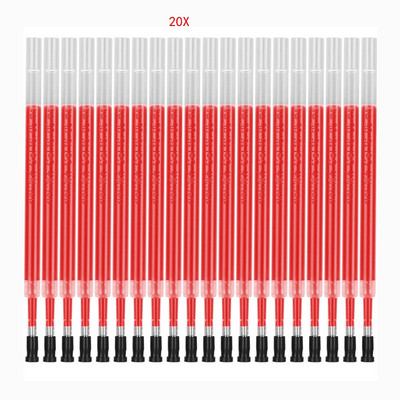 0,35 mm olovka crna/plava/crvena tinta gel olovke set punjenja šipke gel tinta olovka potpis ispit pisanje financije ured škola pribor