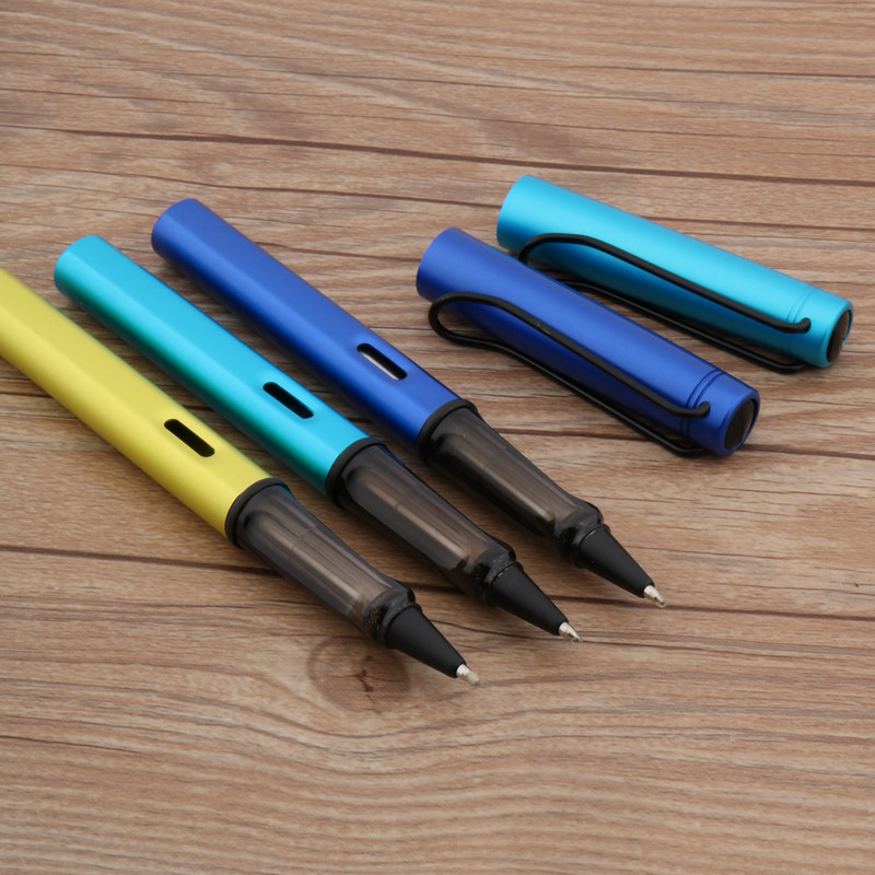 Pix cu role din metal de înaltă calitate, aurora, pixuri cu cerneală periată, pix cu rolă, papetărie, rechizite școlare de birou, scris