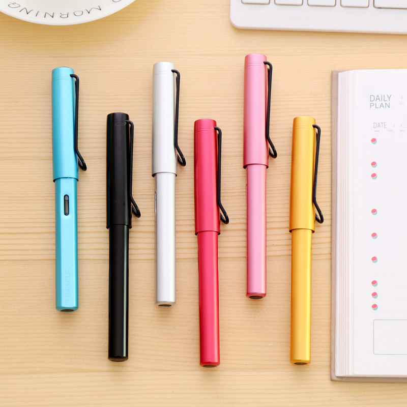 Pix cu role din metal de înaltă calitate, aurora, pixuri cu cerneală periată, pix cu rolă, papetărie, rechizite școlare de birou, scris