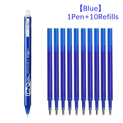 Didelės talpos rašalu nutrinamų rašiklių rinkinys Magic Gel Pen, Plaunama rankena Biuro mokyklos Spalva Pildymo Strypai Kawaii Rašymo reikmenys