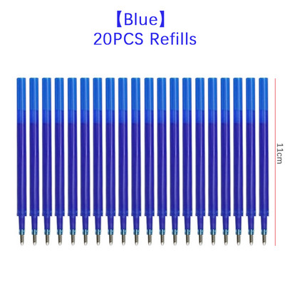Didelės talpos rašalu nutrinamų rašiklių rinkinys Magic Gel Pen, Plaunama rankena Biuro mokyklos Spalva Pildymo Strypai Kawaii Rašymo reikmenys