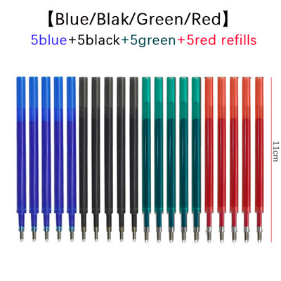 Didelės talpos rašalu nutrinamų rašiklių rinkinys Magic Gel Pen, Plaunama rankena Biuro mokyklos Spalva Pildymo Strypai Kawaii Rašymo reikmenys