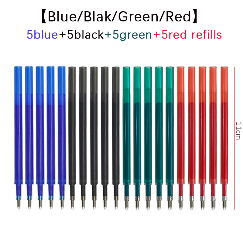 Didelės talpos rašalu nutrinamų rašiklių rinkinys Magic Gel Pen, Plaunama rankena Biuro mokyklos Spalva Pildymo Strypai Kawaii Rašymo reikmenys