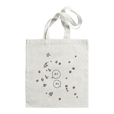 2022. Ženska torba za kupnju HEARTSTOPPER Hi Speech Bubbles Quote Book Tote Aesthetics Bag Shopper Velika torba za rame Platnena torba