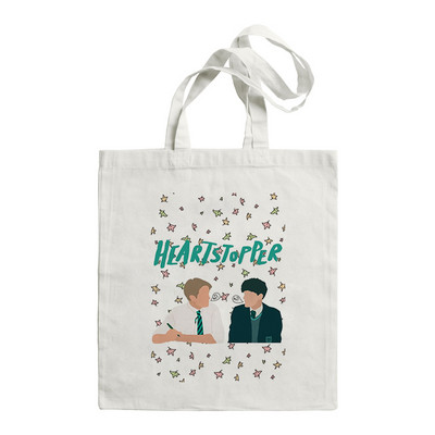 2022. Ženska torba za kupnju HEARTSTOPPER Hi Speech Bubbles Quote Book Tote Aesthetics Bag Shopper Velika torba za rame Platnena torba