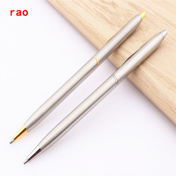 Υψηλής ποιότητας Baoer 001 Ασημί Χρυσό Χρώμα Business office Medium Nib Ballpoint Pen New