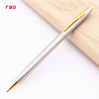 Υψηλής ποιότητας Baoer 001 Ασημί Χρυσό Χρώμα Business office Medium Nib Ballpoint Pen New