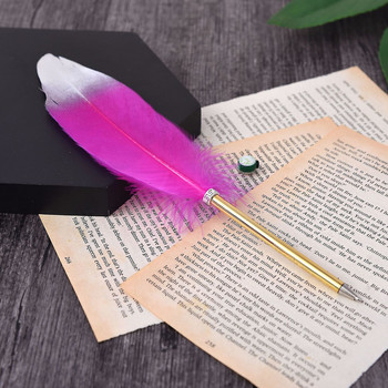 1 τεμάχια Lytwtw\'s Stationery Cute Feather Σχολική Προμήθειες Γραφείου Στυλό Δώρο Γλυκό και όμορφο στυλ προσωπικότητας