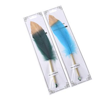 1 τεμάχια Lytwtw\'s Stationery Cute Feather Σχολική Προμήθειες Γραφείου Στυλό Δώρο Γλυκό και όμορφο στυλ προσωπικότητας