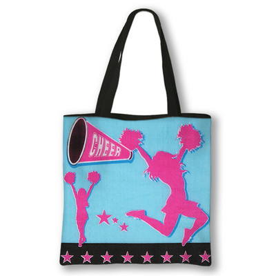 Genți de mână pentru tipărire fete majorete pline de viață Genți de cumpărături pentru femei pentru călătorie Geanta de petrecere de aniversare Genți de umăr pentru majorete cadou