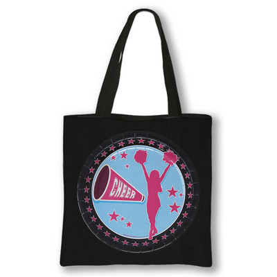 Genți de mână pentru tipărire fete majorete pline de viață Genți de cumpărături pentru femei pentru călătorie Geanta de petrecere de aniversare Genți de umăr pentru majorete cadou