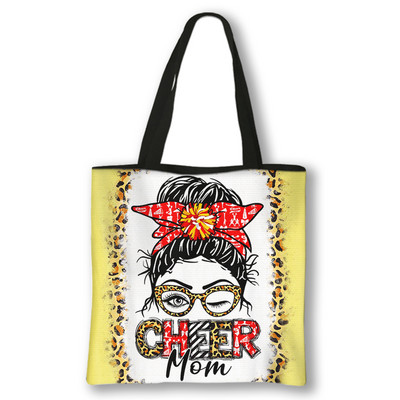 Genți de mână pentru tipărire fete majorete pline de viață Genți de cumpărături pentru femei pentru călătorie Geanta de petrecere de aniversare Genți de umăr pentru majorete cadou