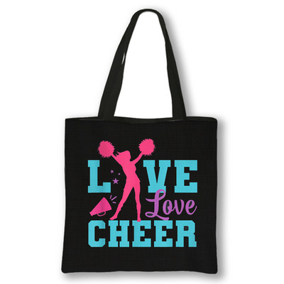 Genți de mână pentru tipărire fete majorete pline de viață Genți de cumpărături pentru femei pentru călătorie Geanta de petrecere de aniversare Genți de umăr pentru majorete cadou