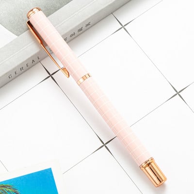 1 komad uredskog pribora za školske potrepštine Prugasta točka Luksuzna rolo kemijska olovka Metalna roler olovka visoke kvalitete