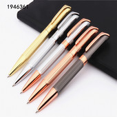 Prabangus aukštos kokybės 719 All Color linija Verslo biuro Tušinukas New School raštinės reikmenys Finansinis auksinis rašiklis