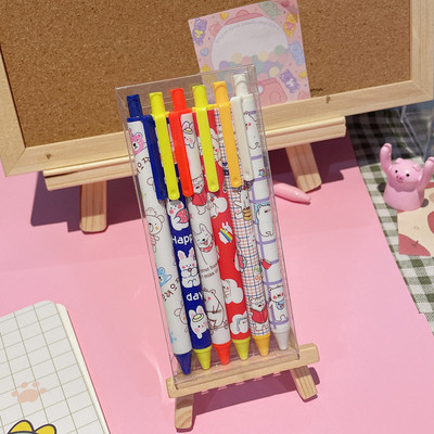 6tk/komplekt Kawaii geelpliiats 0,5 Korea armas geelpliiats süsinikpliiats Office School Student Jaapani kirjatarvete materjal Escolar