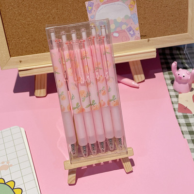 6tk/komplekt Kawaii geelpliiats 0,5 Korea armas geelpliiats süsinikpliiats Office School Student Jaapani kirjatarvete materjal Escolar