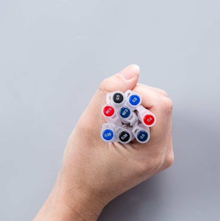 3 vnt / rinkinys Paprasti MUJIs gelio rašikliai 0,38/0,5 mm studentų egzaminų biuro parašų rašymo rašikliai Japonijos rašalo tušinukas japoniškos raštinės reikmenys