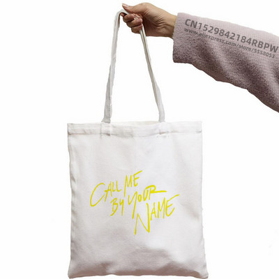 Call Me By Your Name Timothee Chalamet Korea Ulzzang Shopper Bag Print Canvas Tote Bag Ručne torbe Ženska torba Harajuku Torbe na rame