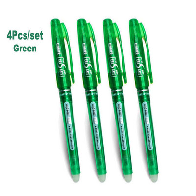 DELVTCH Set de 8 bucăți 0,7 mm 0,5 mm tijă de reumplere pentru stilou gel șters, cu 8 culori, mâner cu vârf de glonț, birou, școală, scris, papetărie 11 cm