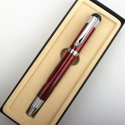 Luksuzne metalne kemijske olovke s potpisom za poslovno pisanje, uredski materijal, pribor, 0,7 mm, srednji vrh, poklon