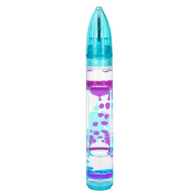 Liquid Motion Bubbler Fidget Pen za djecu i odrasle Senzorne igračke za ublažavanje stresa Šareni tekući mjerač vremena Kućni ured Nova olovka