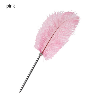 Pix cu pene de aur cu pulverizare, instrument de scris, cadou de Crăciun, pix pentru semnătură, articole de papetărie, rechizite de birou pentru școală