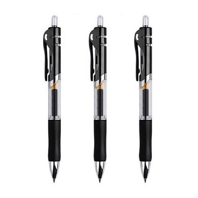 5+20Pcs/Lot Komplet gel olovaka na uvlačenje crne/crvene/plave tinte za pisanje 0,5 mm punjenja Uredski pribor Školski pribor Pribor