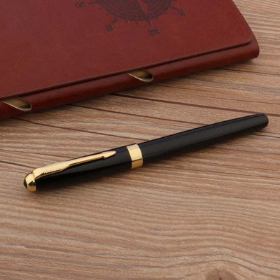 luksusa 388 Black RollerBall Pen Ripple Golden Trim dāvana Arrow Clip paraksta pildspalva Bizness Biroja skolas piederumi Rakstīšana