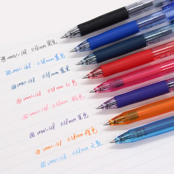 1 брой Mitsubishi Uni-ball Signo RT прибираща се гел химикалка pena warna gel Pen Ultra Fine UMN-138, произведена в Япония