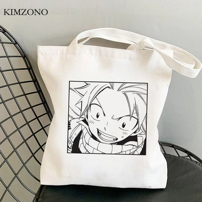 Пазарска чанта Fairy Tail shopper bolsas de tela tote bolso shopping recycle bag bag tote сгъваема bolsas ecologicas jute sacolas