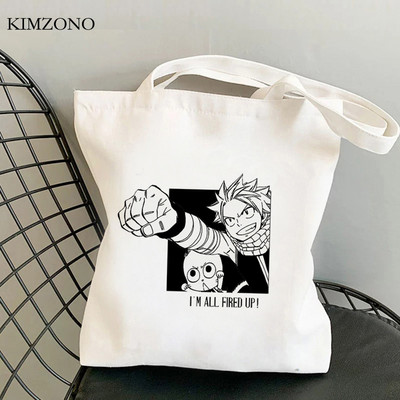 Fairy Tail τσάντα αγορών shopper bolsas de tela tote bolso τσάντα ανακύκλωσης αγορών τσάντα tote πτυσσόμενη bolsas ecologicas γιούτα sacolas