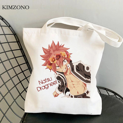 Fairy Tail τσάντα αγορών shopper bolsas de tela tote bolso τσάντα ανακύκλωσης αγορών τσάντα tote πτυσσόμενη bolsas ecologicas γιούτα sacolas