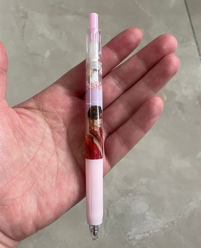 6pcs/set Comic Heaven Official's Blessing Gel Pen Style Press Bullet Anime Tian Guan Ci Fu Hua Cheng 0,5 mm crna olovka za pisanje