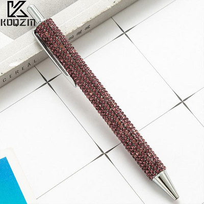 Kristalna olovka sa svjetlucavim šljokicama 0,5 mm crna kemijska olovka s punim uredskim priborom Gel olovka Studentski alati za pisanje Uredski materijal