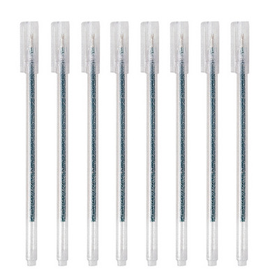 8 τεμάχια/σετ Χρώματα Kawaii Glitter Gel στυλό Χαριτωμένο έγχρωμο στυλό σχεδίασης Μαρκαδόρος για κορίτσια παιδιά Δώρο DIY School Art Stationery