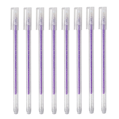 8 τεμάχια/σετ Χρώματα Kawaii Glitter Gel στυλό Χαριτωμένο έγχρωμο στυλό σχεδίασης Μαρκαδόρος για κορίτσια παιδιά Δώρο DIY School Art Stationery