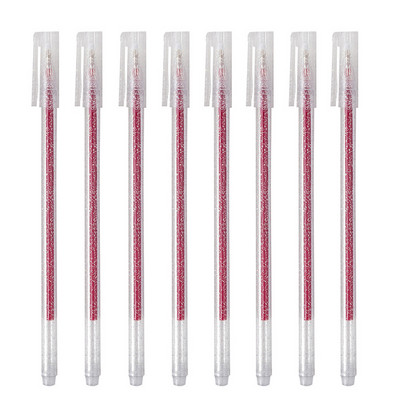 8 τεμάχια/σετ Χρώματα Kawaii Glitter Gel στυλό Χαριτωμένο έγχρωμο στυλό σχεδίασης Μαρκαδόρος για κορίτσια παιδιά Δώρο DIY School Art Stationery